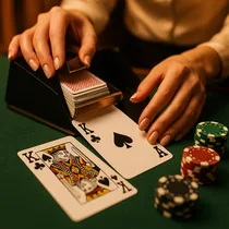 LuckyWins - Live Blackjack Table Game - Strategy and Low House Edge