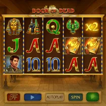 LuckyWins - Book of Dead Slot Game - Play'n GO