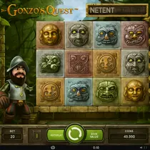 LuckyWins - Gonzo's Quest Slot Game - NetEnt